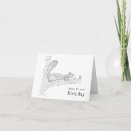 Cartão de Aniversário Feliz Personalizado "Meu pre