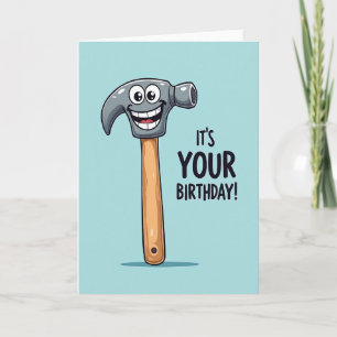 Cartão de Aniversário Ferramenta Alegre