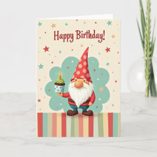 Cartão de Aniversário Figura Caprichosa