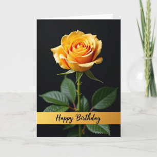 Cartão de Aniversário Flor Radiante