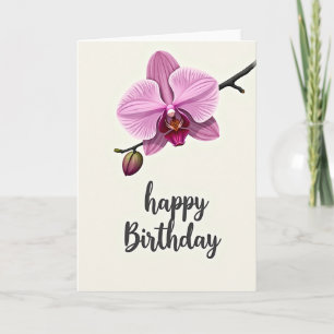 Cartão de Aniversário Flor Resplandecente