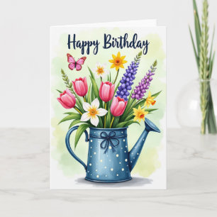 Cartão de Aniversário Florada de Primavera
