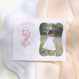 Cartão de Aniversário Floral de Fairytale de Borbo