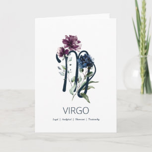 Cartão de Aniversário Floral Elegante