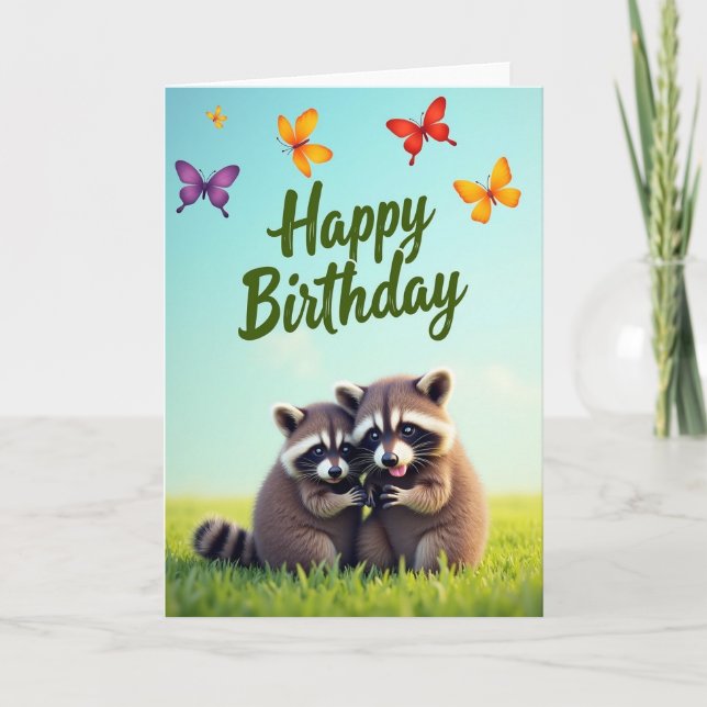 Cartão de Aniversário Florestal Caprichoso (Frente)