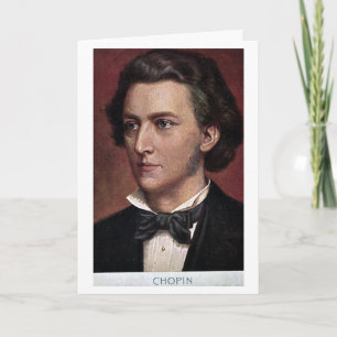 Cartão de aniversário - Frederic Chopin