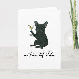Cartão de Aniversário French Bulldog Frenchie Mart