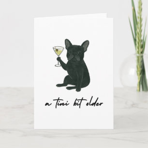 Cartão de Aniversário French Bulldog Frenchie Mart