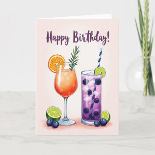 Cartão de Aniversário Frutado