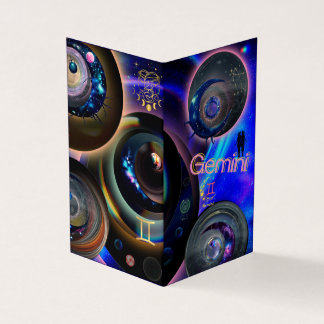 Cartão de aniversário Gemini