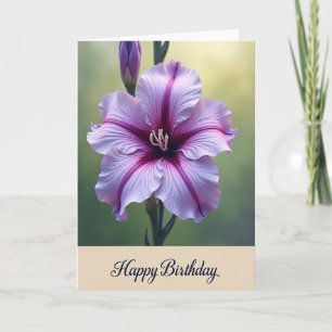 Cartão de Aniversário Gradient Birthday Bloom