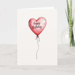 Cartão de Aniversário Gradiente de Rosa