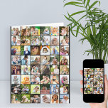 Cartão de Aniversário Grande De Qualquer Colagem D<br><div class="desc">Modelo de foto grande cartão de aniversário que contém até 49 fotos diferentes e você também pode personalizar a mensagem dentro O modelo de foto está pronto para você adicionar suas fotos trabalhando da esquerda para a direita em filas de cima para baixo, que são exibidas em formato quadrado. Finalmente,...</div>