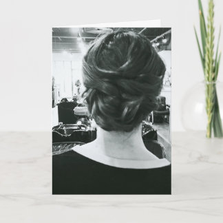 Cartão de Aniversário Hairstylist