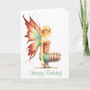 Cartão de Aniversário "Hawthorn Fairy"