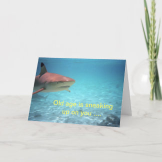 Cartão de aniversário humorístico