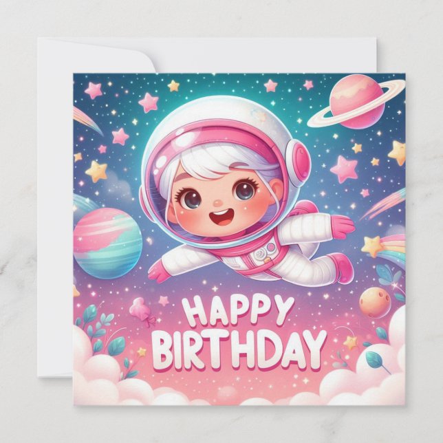 Cartão de Aniversário Infantil (Frente)