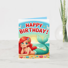 Cartão de aniversário infantil