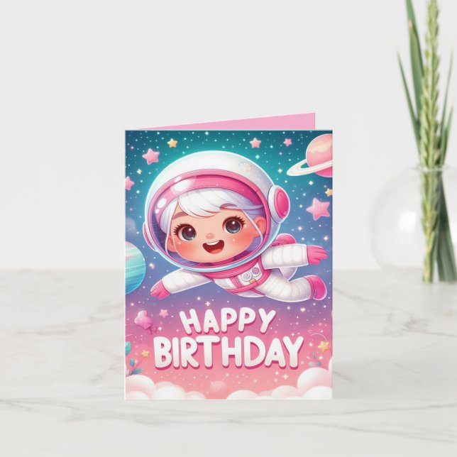 Cartão de aniversário infantil (Frente)