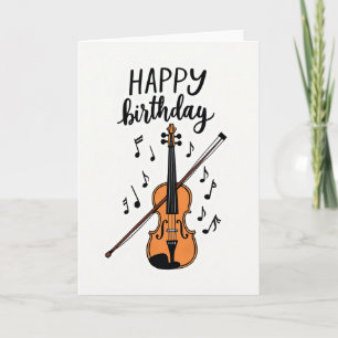 Cartão de Aniversário Instrumental Melódico