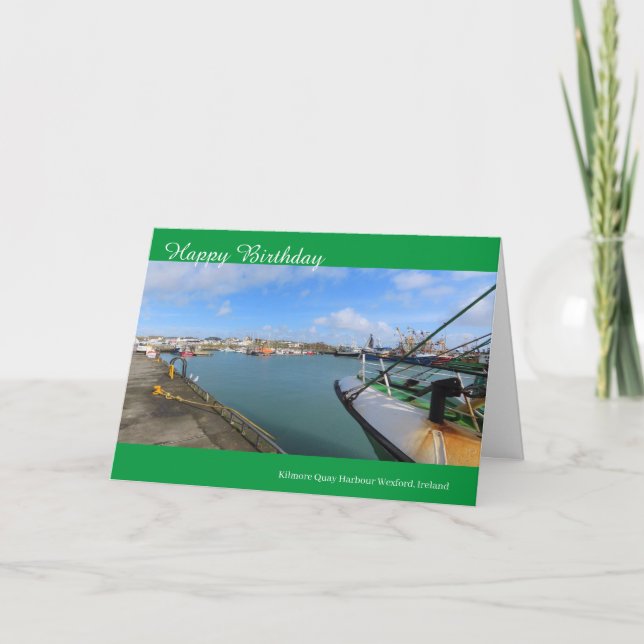 Cartão de aniversário irlandês (Frente)