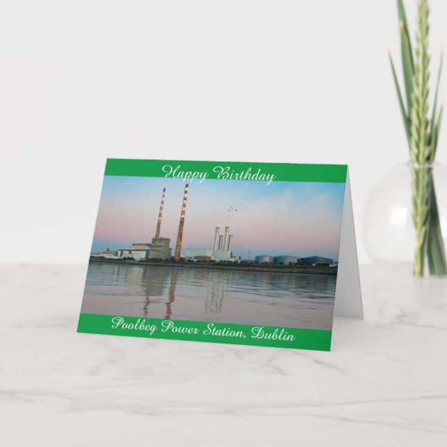 Cartão de Aniversário Irlandês (Frente)