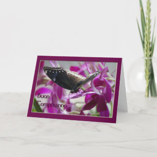 Cartão de aniversário italiano