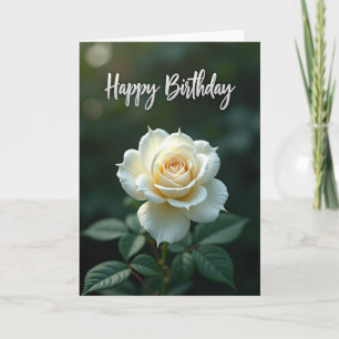 Cartão de Aniversário Jardim Exuberante em Flor