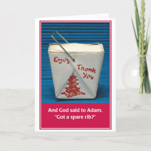 Cartão de Aniversário Judaico de Costela Sobressal