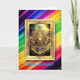 Cartão de aniversário judeu LGBTQ+