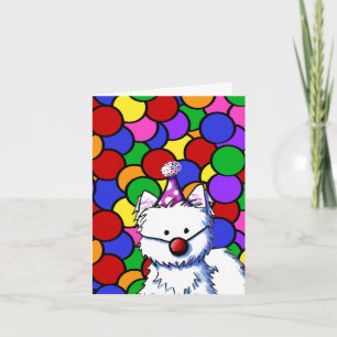 Cartão de aniversário KiniArt Westie