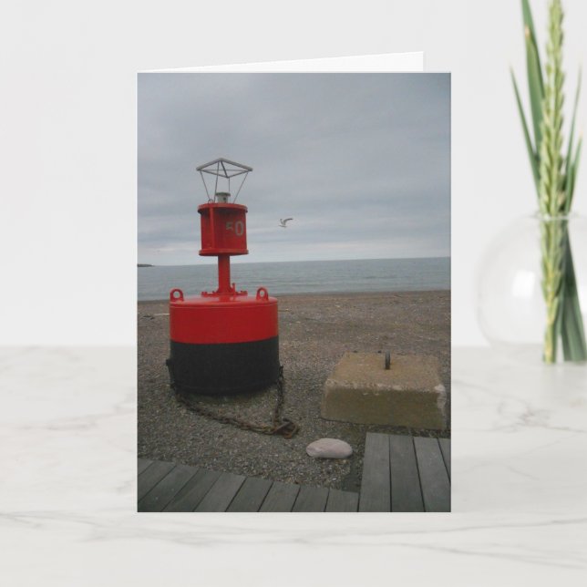 Cartão de Aniversário "Lago Superior Cênico" (Frente)