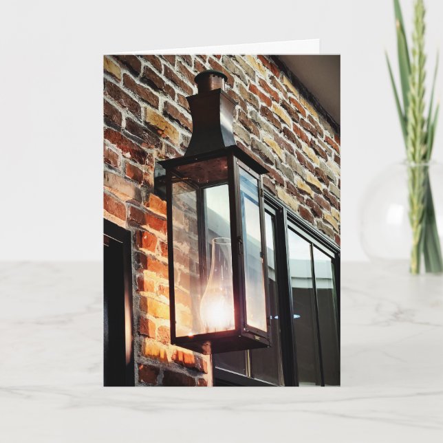 Cartão de Aniversário "Lanterna 13" (Frente)