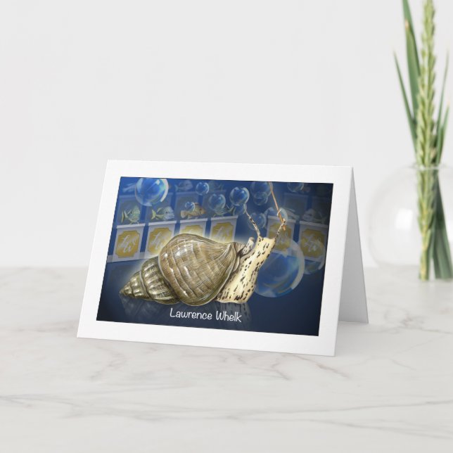 Cartão de aniversário Lawrence Whelk (Frente)