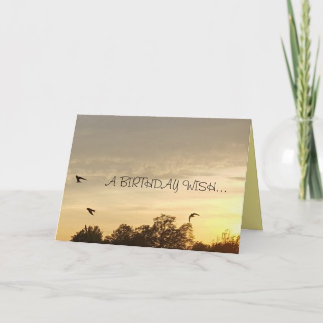 Cartão de aniversário lindo (Frente)