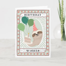 Cartão de Aniversário Lloth | Aniversário Deseja C
