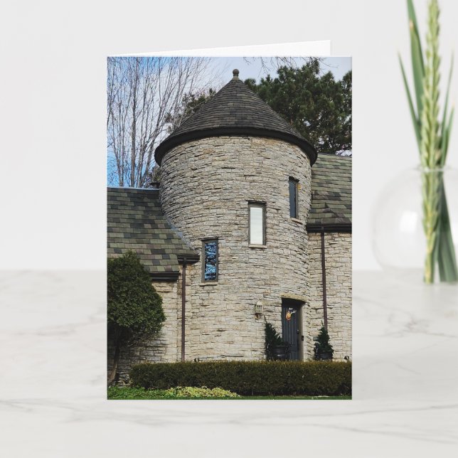 Cartão de Aniversário "Lookout Turret" (Frente)