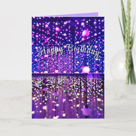 Cartão de Aniversário Luminosidade para Infinidade