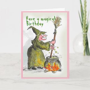Cartão de Aniversário Mágico
