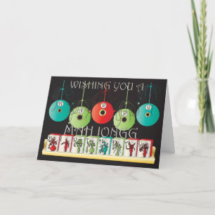 Cartão de Aniversário Mah Jongg Bettors