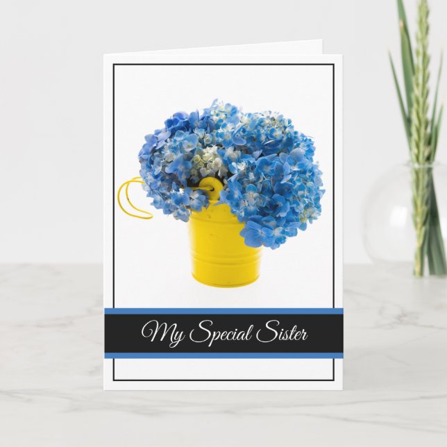 Cartão de Aniversário - Meu Cartão Especial Irmã (Frente)