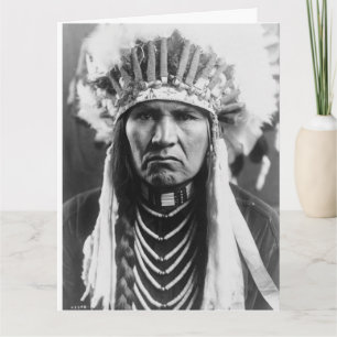 CARTÃO DE ANIVERSÁRIO NATIVO AMERICANO PARA QUALQU