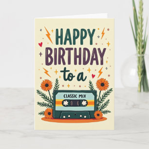 Cartão de Aniversário Nostalgic Mix