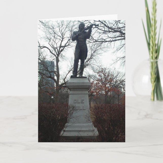 Cartão de Aniversário "Ole Bull" (Frente)