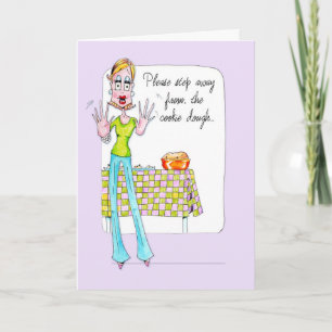 Cartão de aniversário ou amizade Cookie Doug