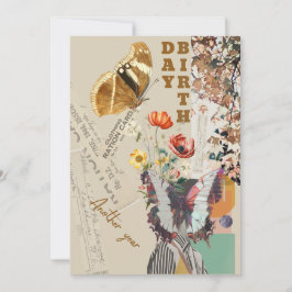 cartão de aniversário ou convite