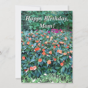 Cartão de aniversário para a Mamãe!