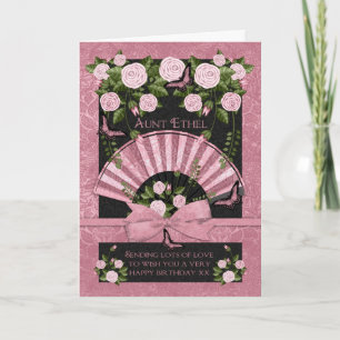 Cartão De Aniversário Para Alguém Especial Com Ros