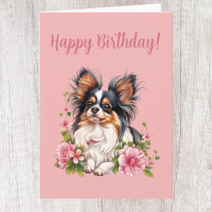 Cartão de aniversário para amante de cachorro Chih