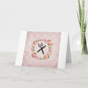 cartão de aniversário para cabeleireiro